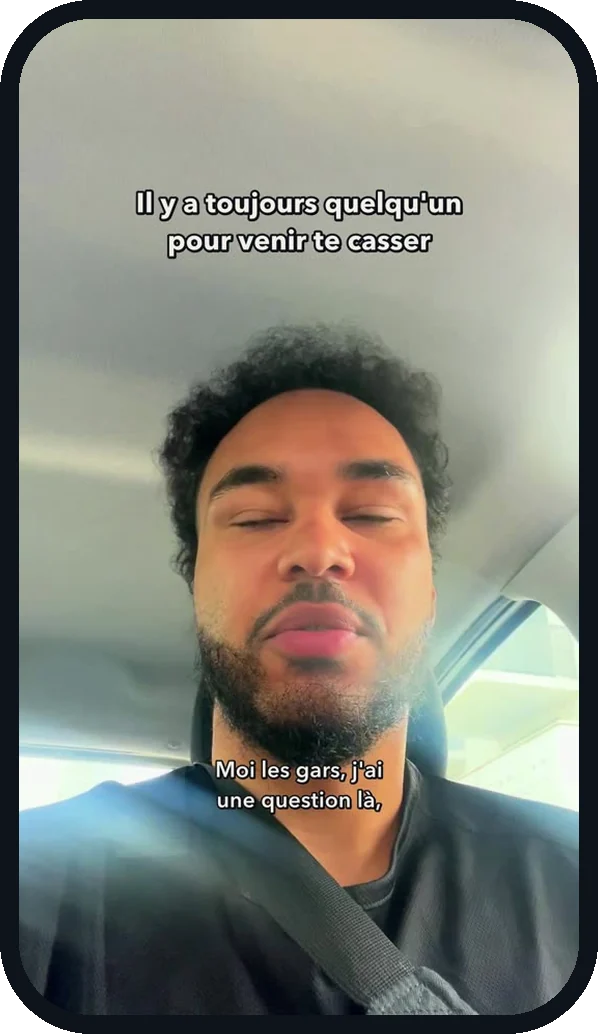Une vidéo filmée au téléphone